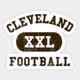 Cleveland Football II Sticker